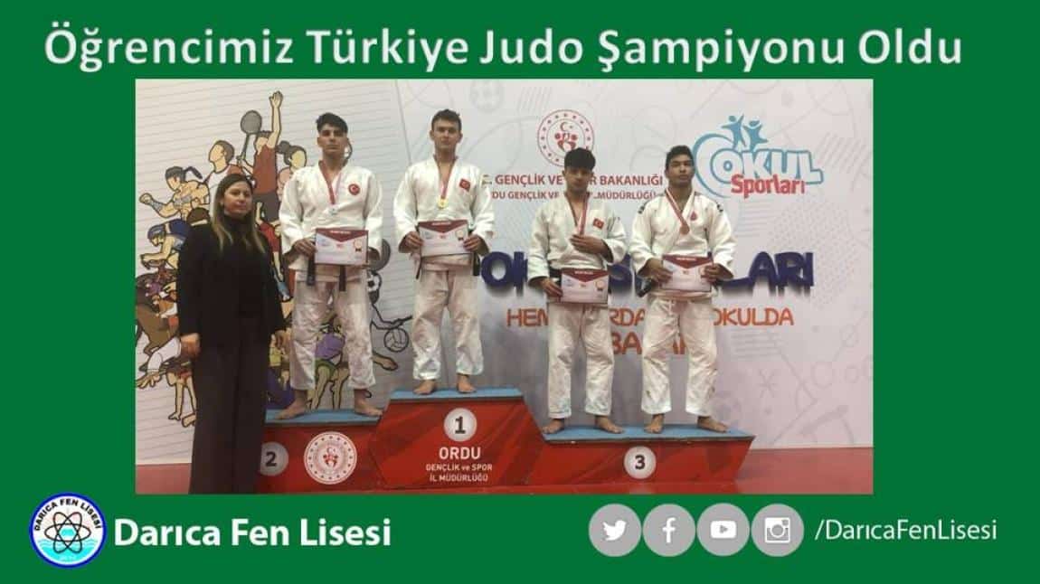 Öğrencimiz Türkiye Judo Şampiyonu Oldu