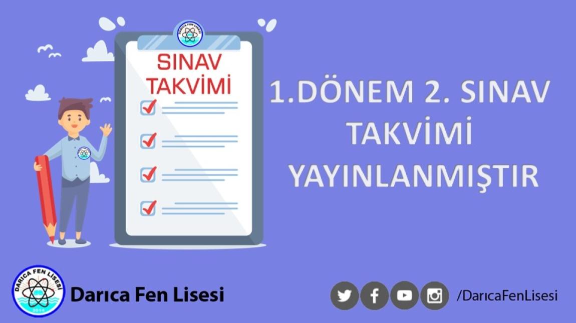 GÜNCEL-2024-2025 Eğitim Öğretim Yılı 1.Dönem 2.Yazılı Sınav Takvimi Yayınlanmıştır