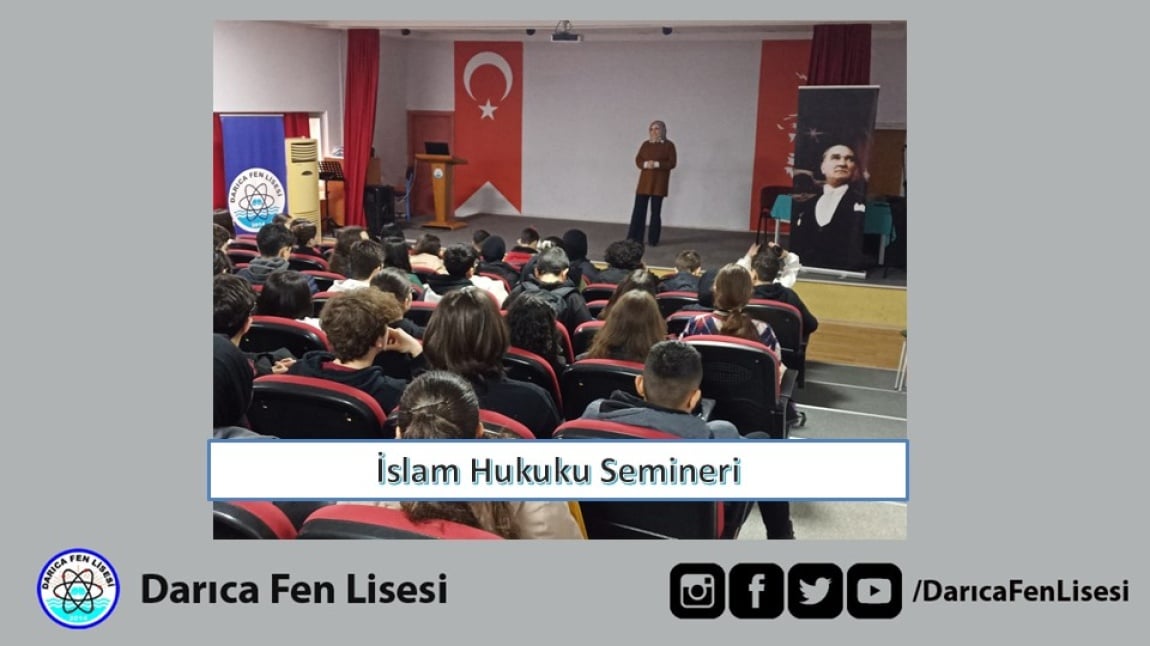 Öğretmenimiz İslam Hukuku Hakkında Seminer Verdi