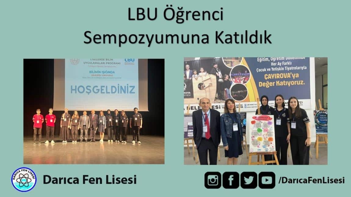 LBU Öğrenci Sempozyumuna Katıldık